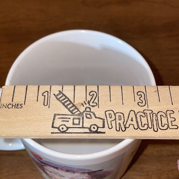 Vintage 1992 Leanin Tree Collectible Funny Coffee Mug Cup 1HR Coffee Breaks 4in - Picture 8 of 16